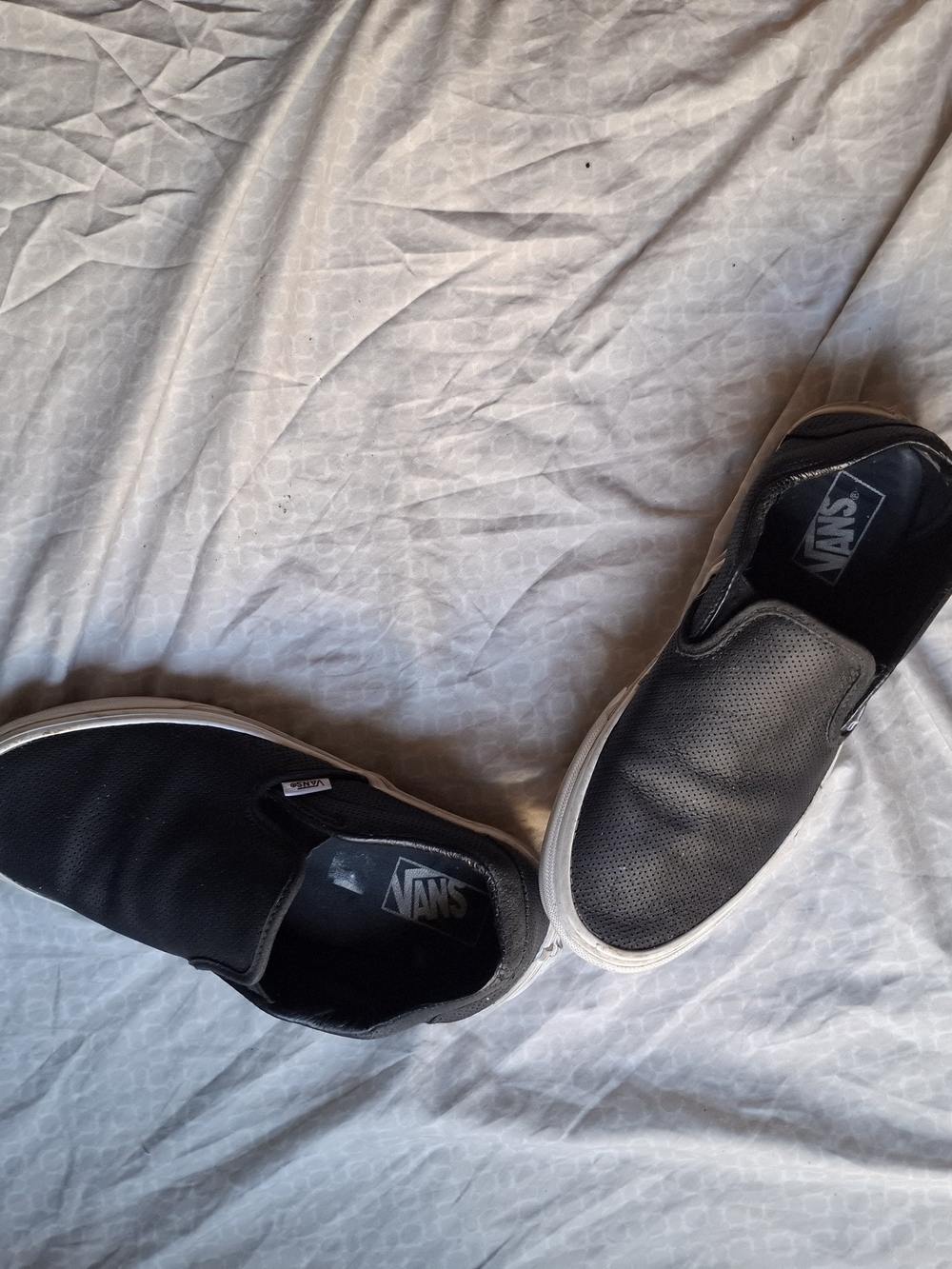 WVans Black Women's Slip-On Loafers